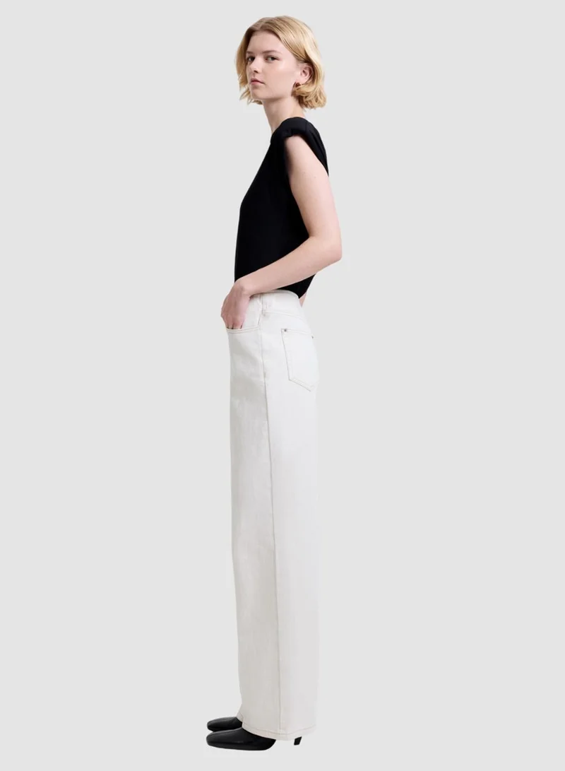 فرنش كونكشن Dallas Denim Clean Waist Leg Jeans